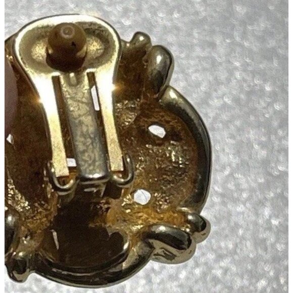 Vintage Cookie Lee Earrings Women’s Modern Quality Gold Gunmetal Chain Clip On - Picture 9 of 15